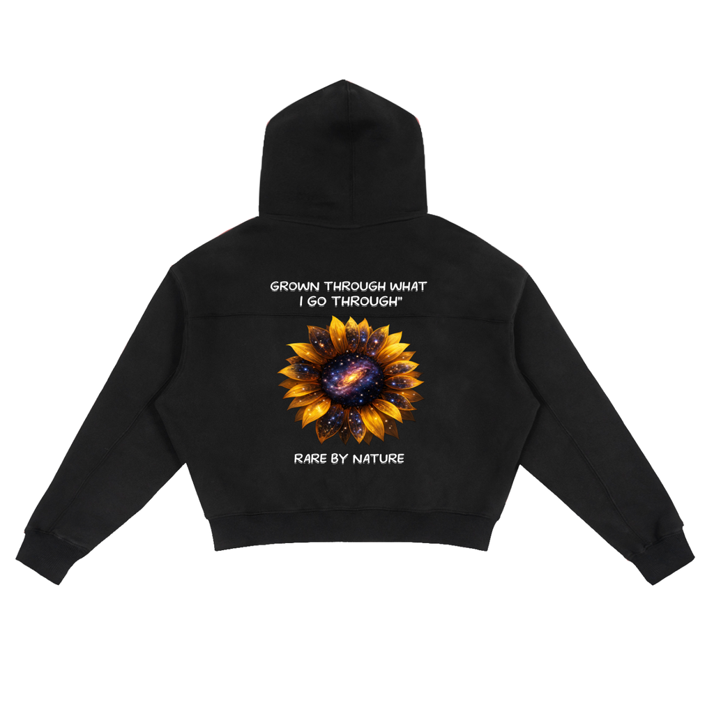 RARE BY NATURE Galaxy sunflower zip up jacket